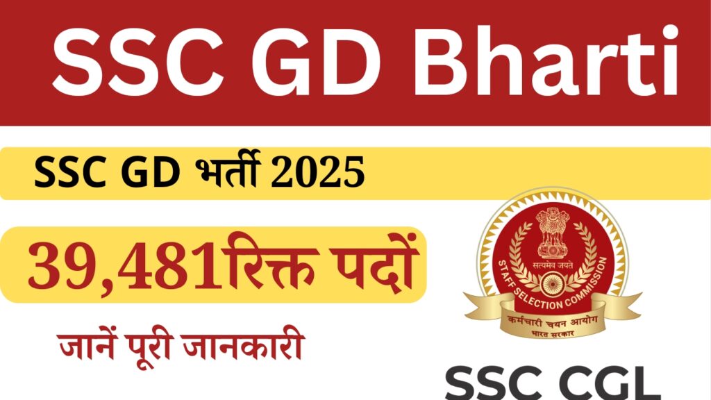SSC GD Recruitment 2025